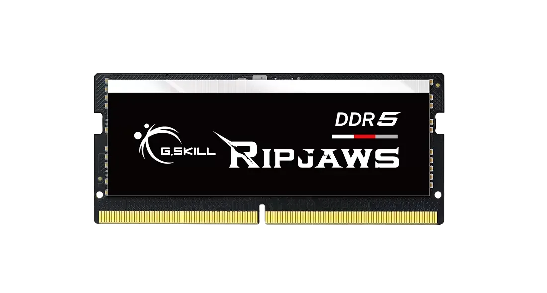 G.skill Ripjaws 32GB DDR5 CL40-39-39 & 1.10V  With 4800Mhz  Laptop RAM