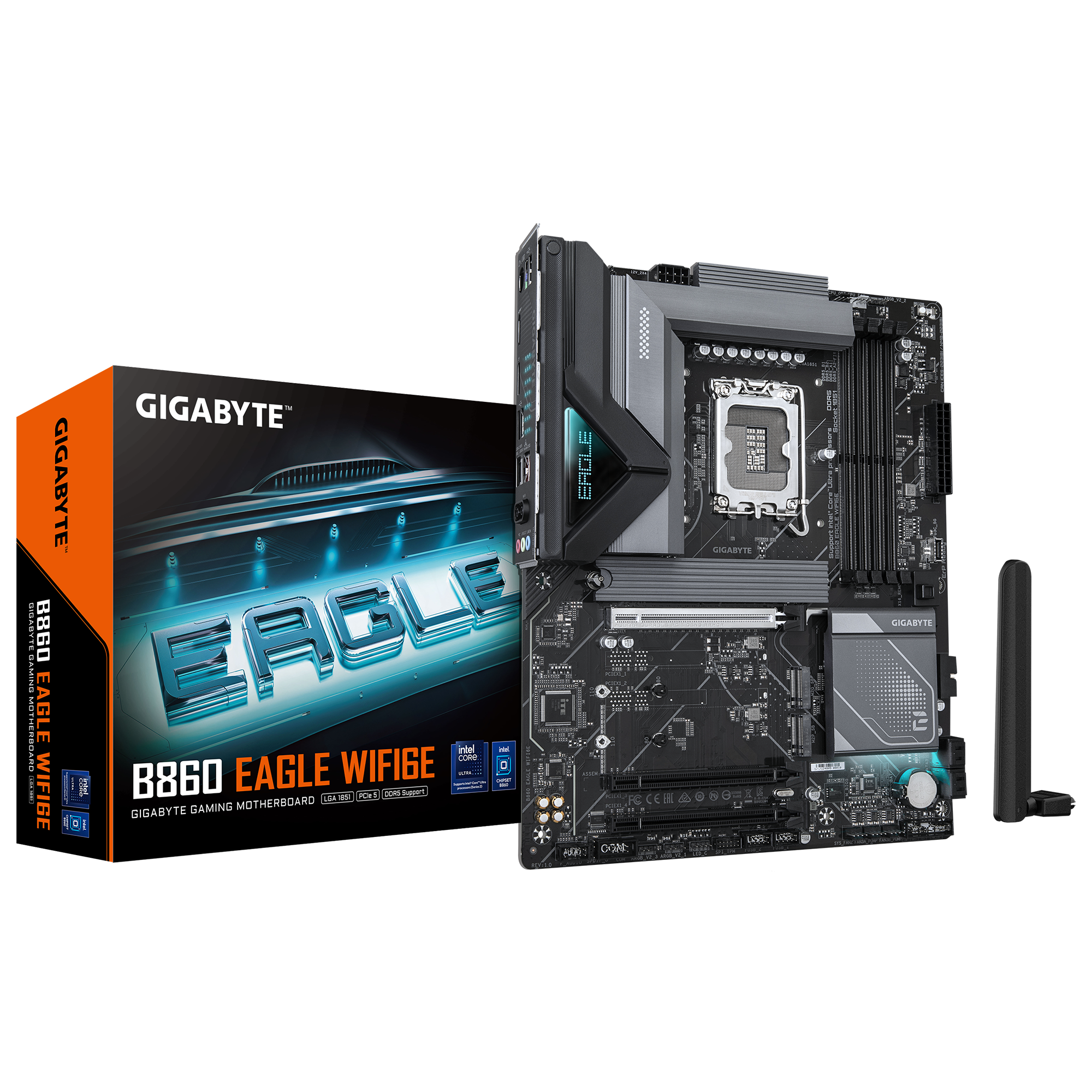 Gigabyte Motherboard B860 Eagle WIFI6E Intel Core Ultra Series