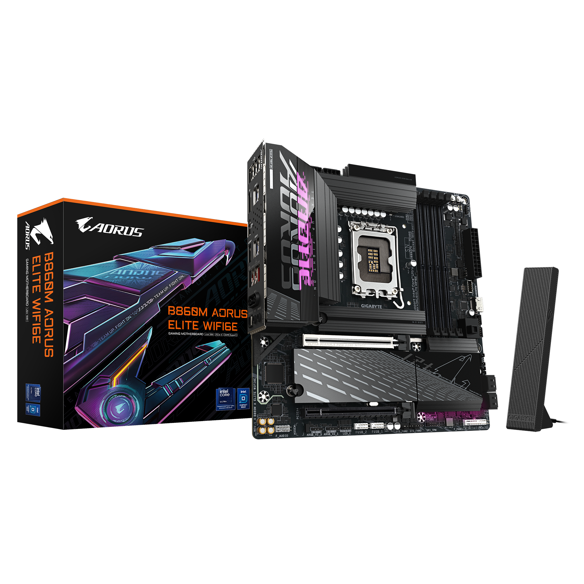 Gigabyte Motherboard B860M Aorus Elite WIFI6E Core Ultra Series