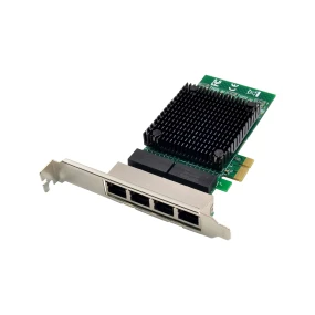 Lan Card SUNWEIT ST7297 PCIe x1 82571 Quad- 1G RJ45 Copper Ethernet NIC