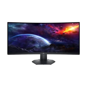 Dell S3422DWG 34 Inch WQHD Display Dual HDMI, DP, Quad USB, USB-B Black Curved Gaming Monitor