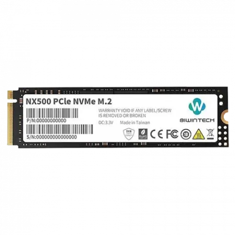 Biwintech NX500 512 GB PCIe NVME M.2 SSD