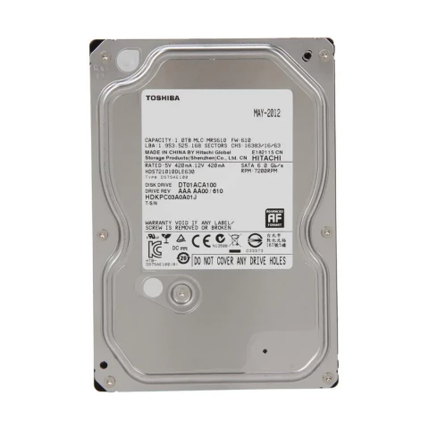 Toshiba 1TB 7200rpm HDD