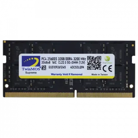 TwinMOS 3200MHz DDR4 SO-DIMM RAM for Laptop