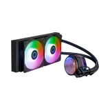 This is the side image of Cooler Master Masterliquid 240 ATMOS ARGB CPU Liquid Cooler