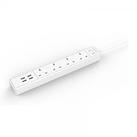 Orico 4 AC Outlets (OSC-4A4U-UK) 4 USB Ports